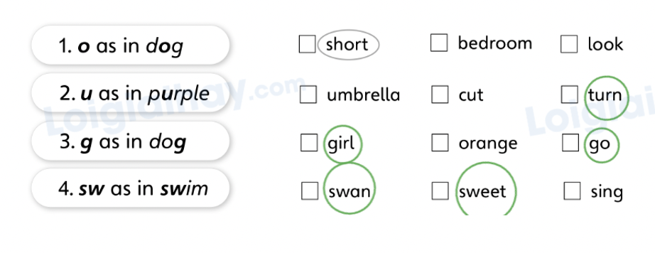Unit 5. Animal friends - SBT Tiếng Anh 4 - Explore Our World 9 2