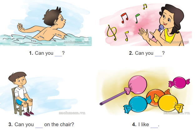 Unit 5. Can you swim? trang 20 Sách bài tập (SBT) Tiếng Anh 4 mới 1 1