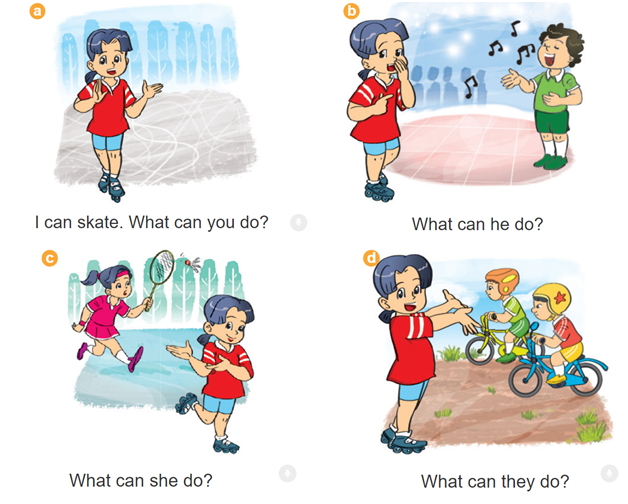 Unit 5. Can you swim? trang 20 Sách bài tập (SBT) Tiếng Anh 4 mới 6 1