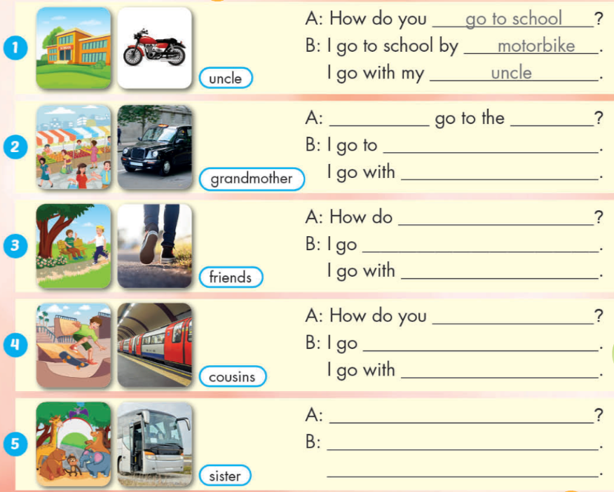 Unit 5. Getting around - SBT Tiếng Anh 4 - iLearn Smart Start 15 1