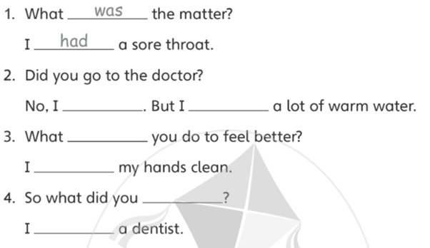 Unit 5. Our Health - SBT Tiếng Anh 5 - Explore Our World 5 1