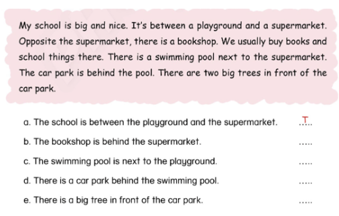 Unit 5. Places and directions - SBT Tiếng Anh 4 - Phonics Smart 11 1