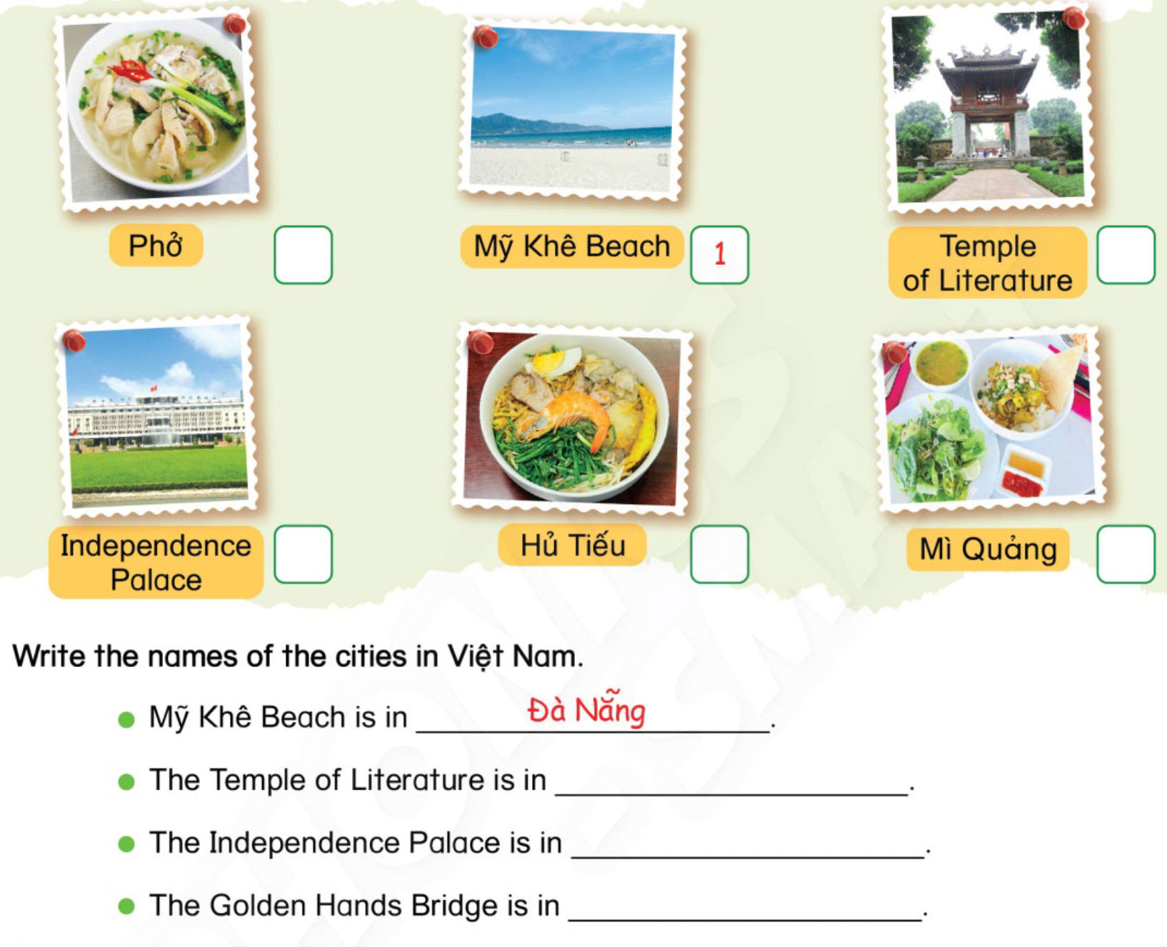 Unit 5. Places and directions - SBT Tiếng Anh 4 - Phonics Smart 14 1