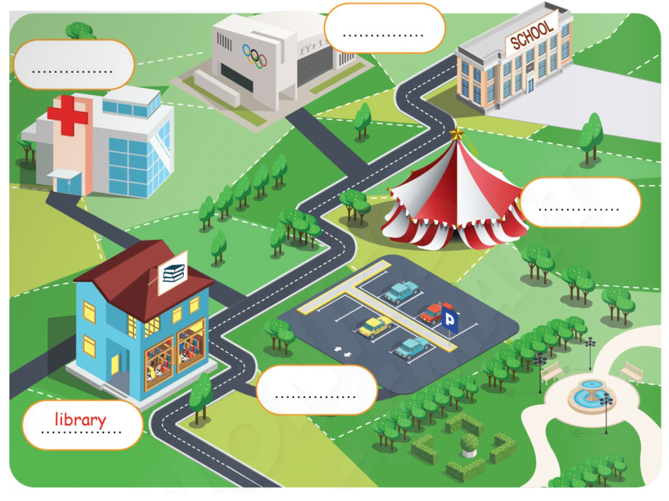 Unit 5. Places and directions - SBT Tiếng Anh 4 - Phonics Smart 4 1