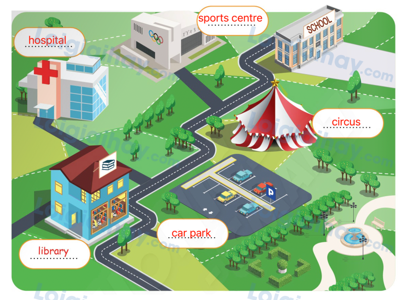 Unit 5. Places and directions - SBT Tiếng Anh 4 - Phonics Smart 4 2