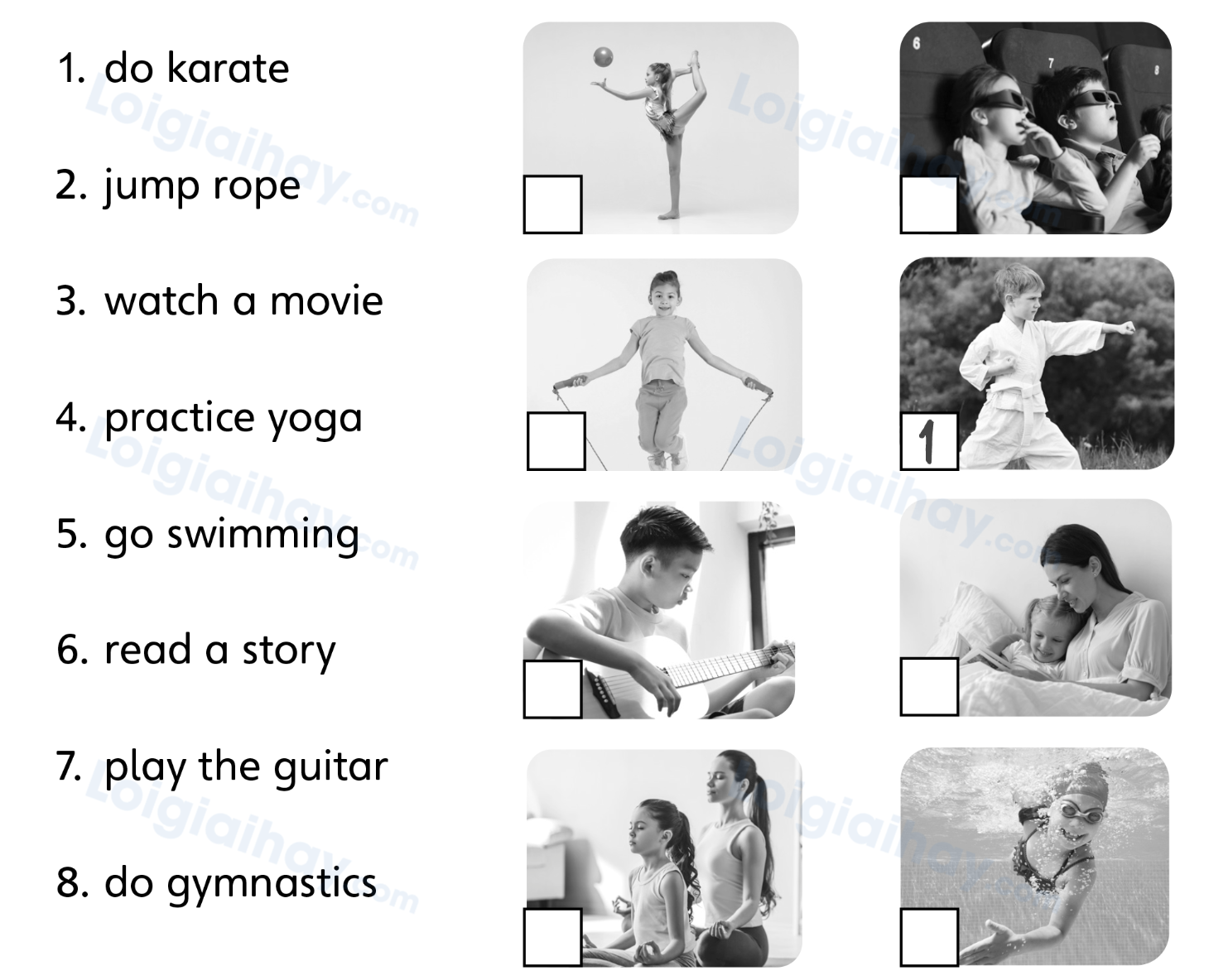 Unit 6. Amazing activities - SBT Tiếng Anh 4 - Explore Our World 0 1