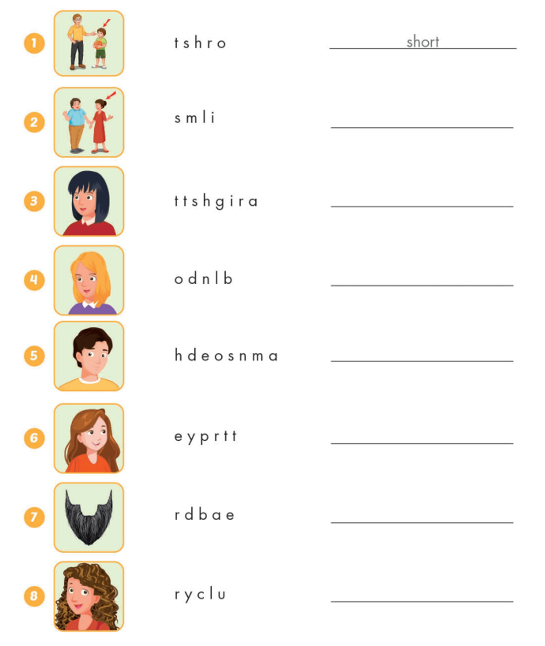 Unit 6. Describing people - SBT Tiếng Anh 4 - iLearn Smart Start 17 1