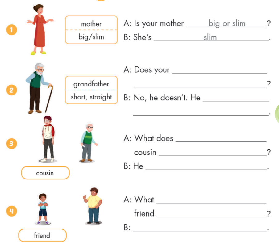 Unit 6. Describing people - SBT Tiếng Anh 4 - iLearn Smart Start 19 1