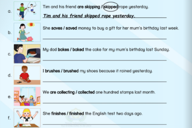 Unit 6. In the past - SBT Tiếng Anh 5 - Phonics Smart 5 1