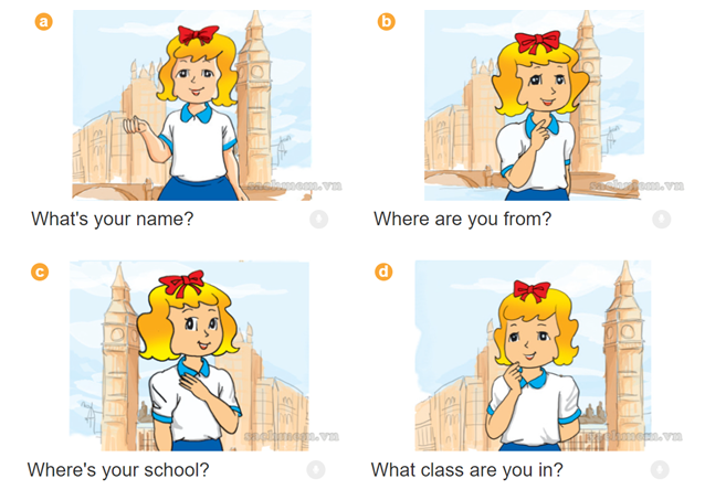 Unit 6. Where's your school? trang 24 Sách bài tập (SBT) Tiếng Anh 4 mới 6 1