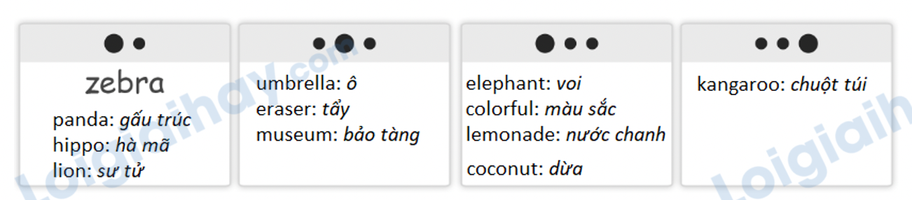 Unit 7. Awesome animals - SBT Tiếng Anh 4 - Explore Our World 10 2