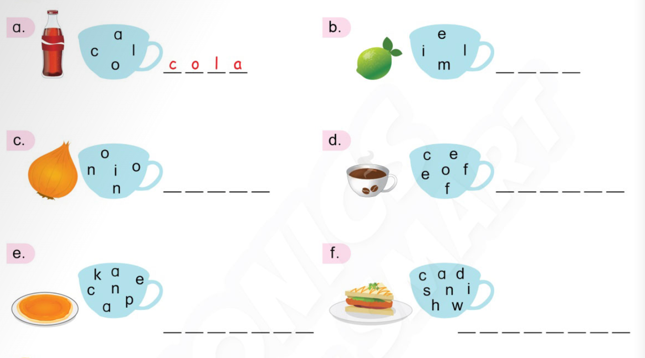 Unit 7. Food and drinks - SBT Tiếng Anh 4 - Phonics Smart 0 1