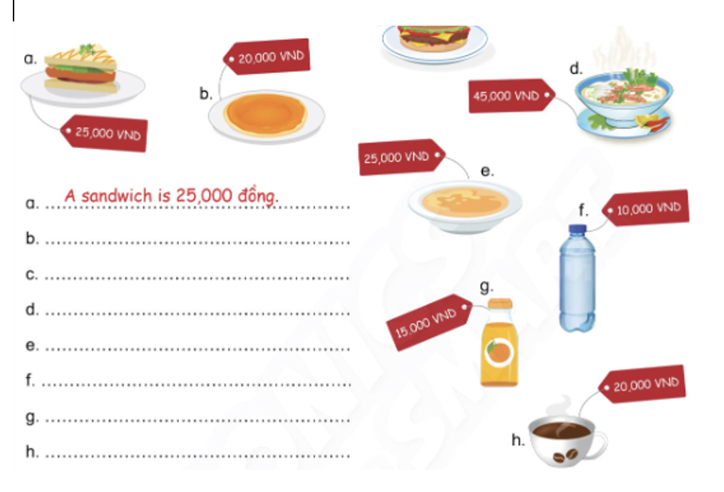 Unit 7. Food and drinks - SBT Tiếng Anh 4 - Phonics Smart 14 1