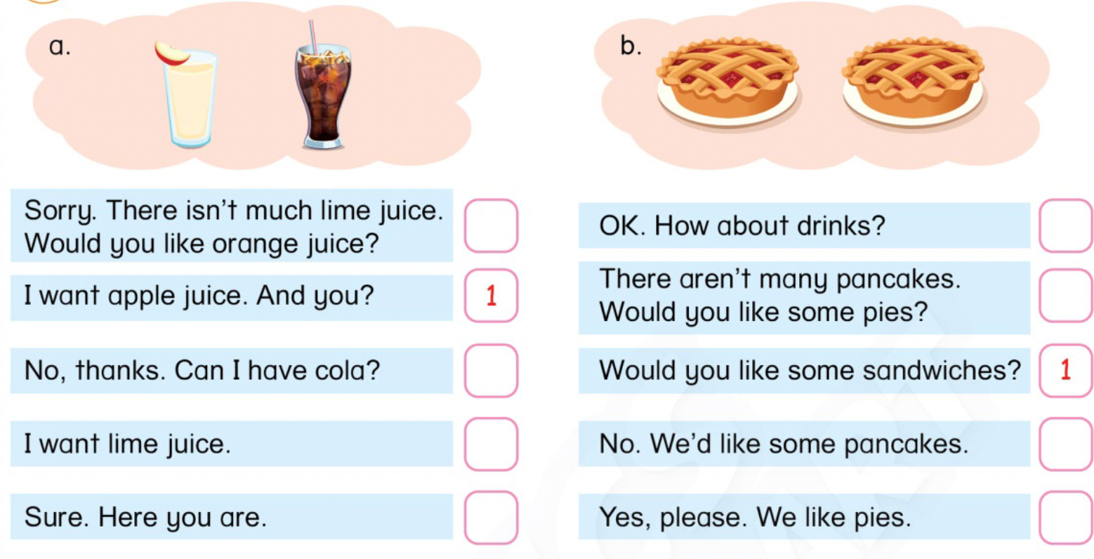 Unit 7. Food and drinks - SBT Tiếng Anh 4 - Phonics Smart 2 1