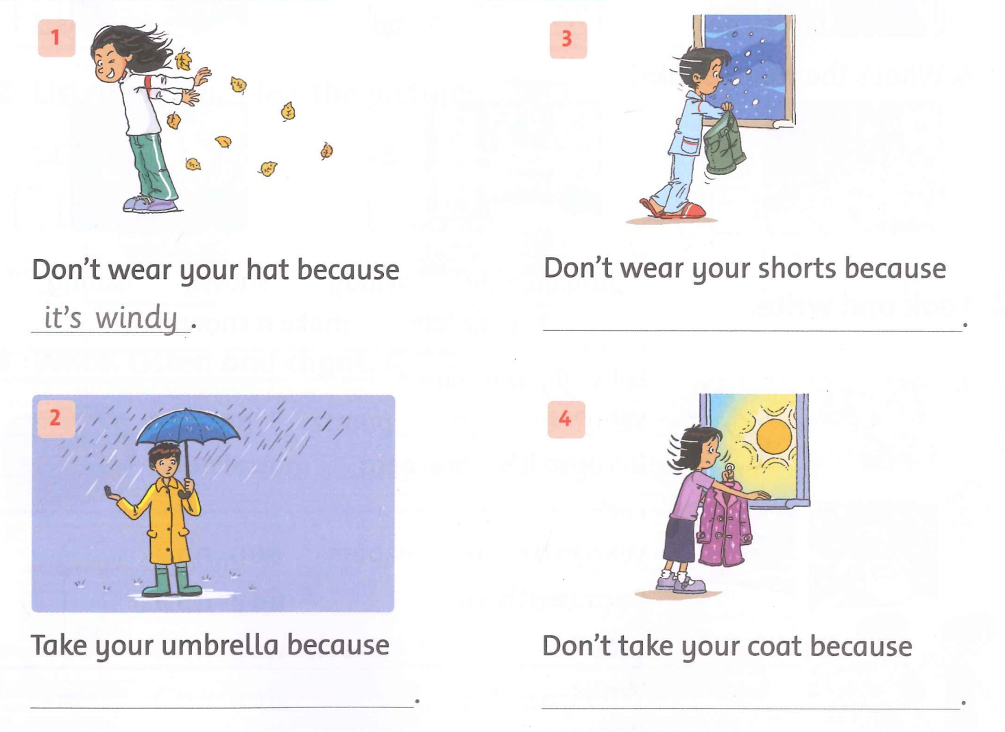 Unit 7. It isn’t cold today! - SBT Tiếng Anh 4 - Family and Friends 3 1