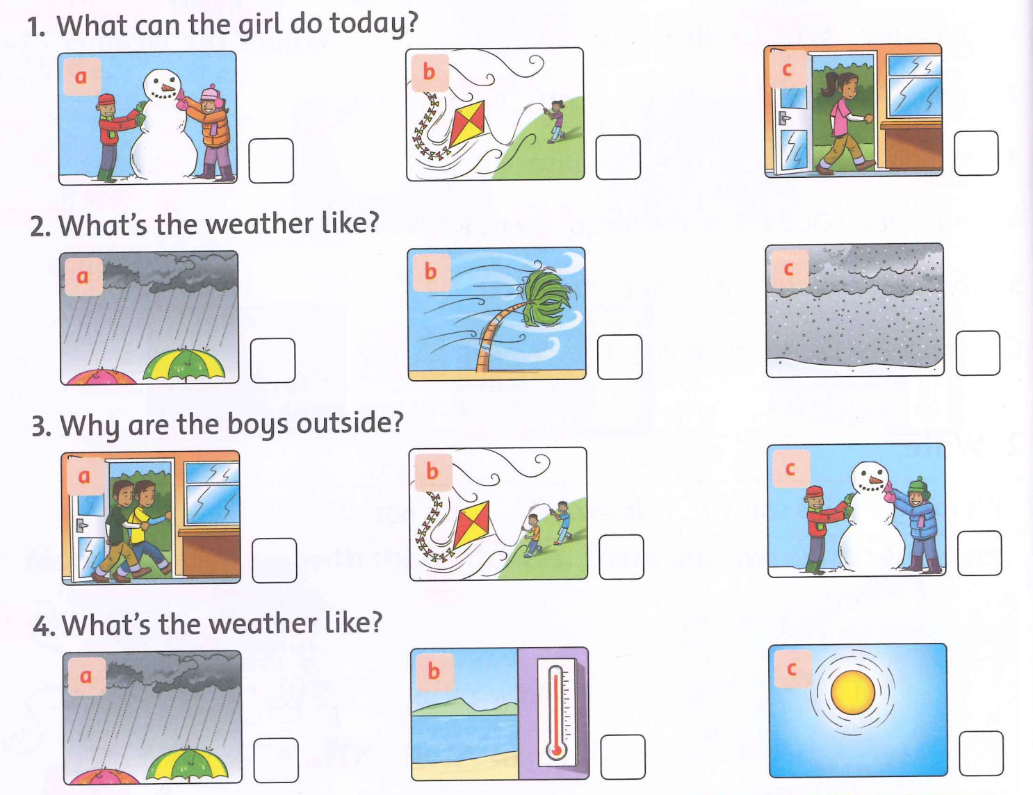 Unit 7. It isn’t cold today! - SBT Tiếng Anh 4 - Family and Friends 4 1