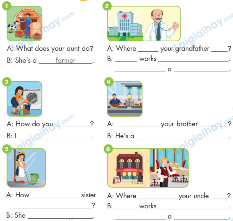 Unit 7. My family - SBT Tiếng Anh 4 - iLearn Smart Start 19 1
