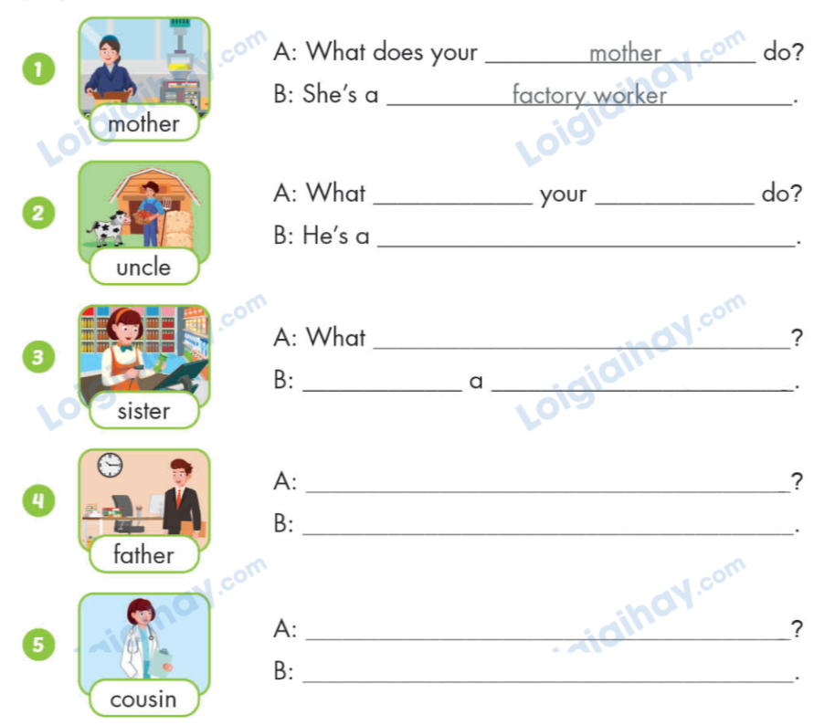 Unit 7. My family - SBT Tiếng Anh 4 - iLearn Smart Start 3 1