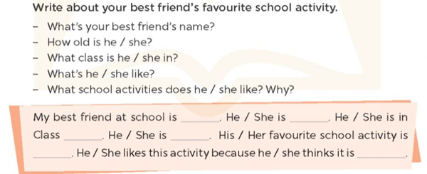 Unit 7. Our favourite school activities - SBT Tiếng Anh 5 - Global Success 10 1