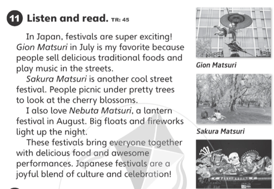 Unit 8. Fantastic Holidays and Festivals - SBT Tiếng Anh 5 - Explore Our World 10 1