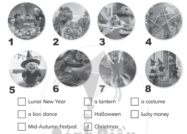 Unit 8. Fantastic Holidays and Festivals - SBT Tiếng Anh 5 - Explore Our World 4 1