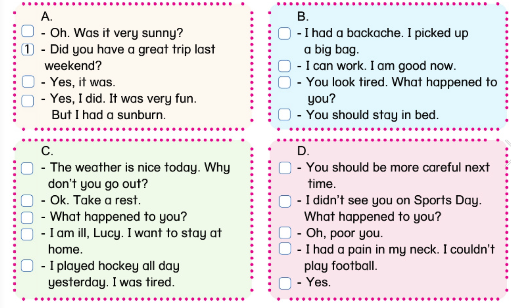 Unit 8. health and safety - SBT Tiếng Anh 5 - Phonics Smart 2 1