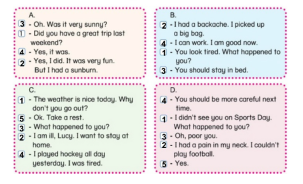 Unit 8. health and safety - SBT Tiếng Anh 5 - Phonics Smart 2 2