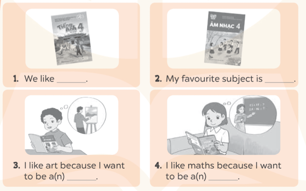 Unit 8. My favourite subjects - SBT Tiếng Anh 4 - Global Success 2 1