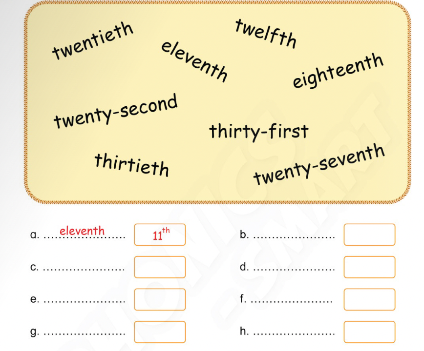 Unit 8. The time - SBT Tiếng Anh 4 - Phonics Smart 8 1
