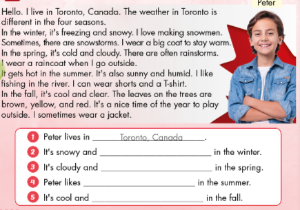 Unit 8. Weather - SBT Tiếng Anh 5 - iLearn Smart Start 13 1