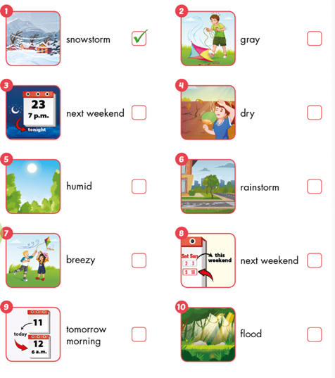 Unit 8. Weather - SBT Tiếng Anh 5 - iLearn Smart Start 17 1