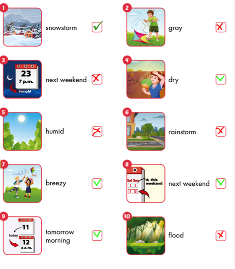 Unit 8. Weather - SBT Tiếng Anh 5 - iLearn Smart Start 17 2