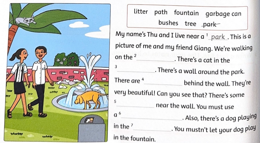 Unit 9: In the park - SBT Tiếng Anh 5 - Family and Friends 1 1