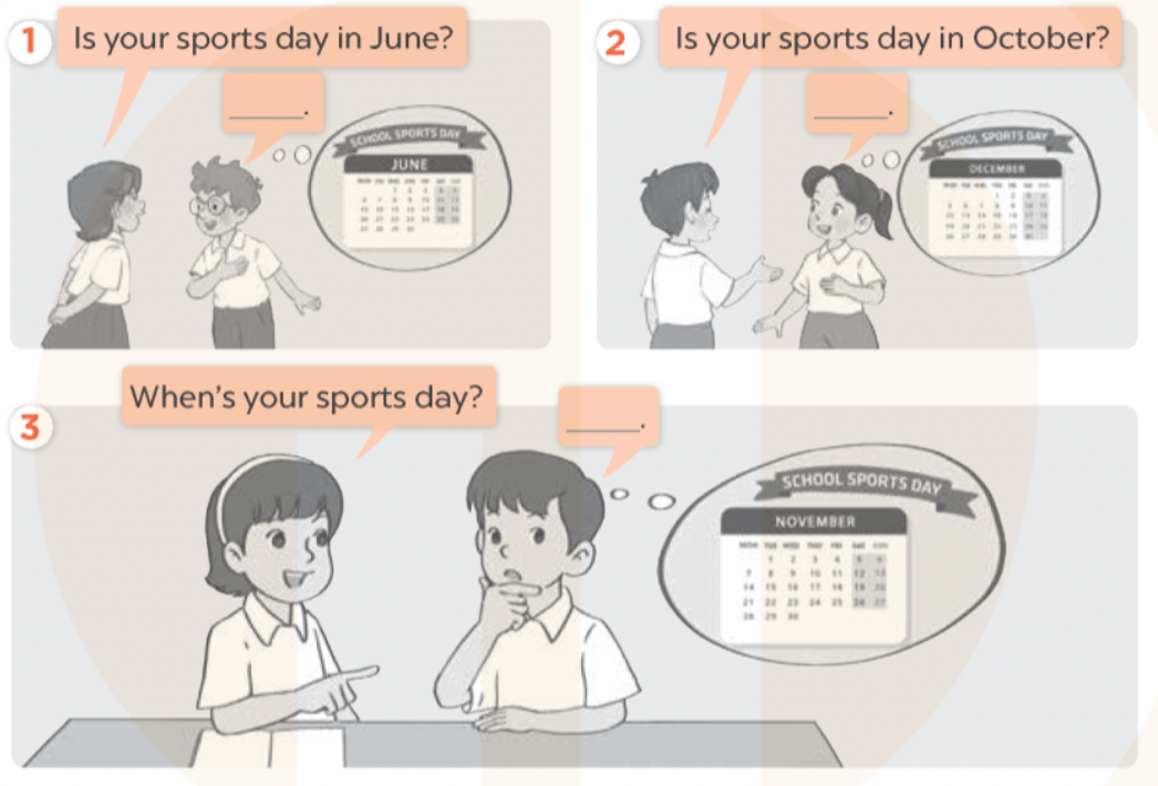 Unit 9. Our sports day - SBT Tiếng Anh 4 - Global Success 6 1