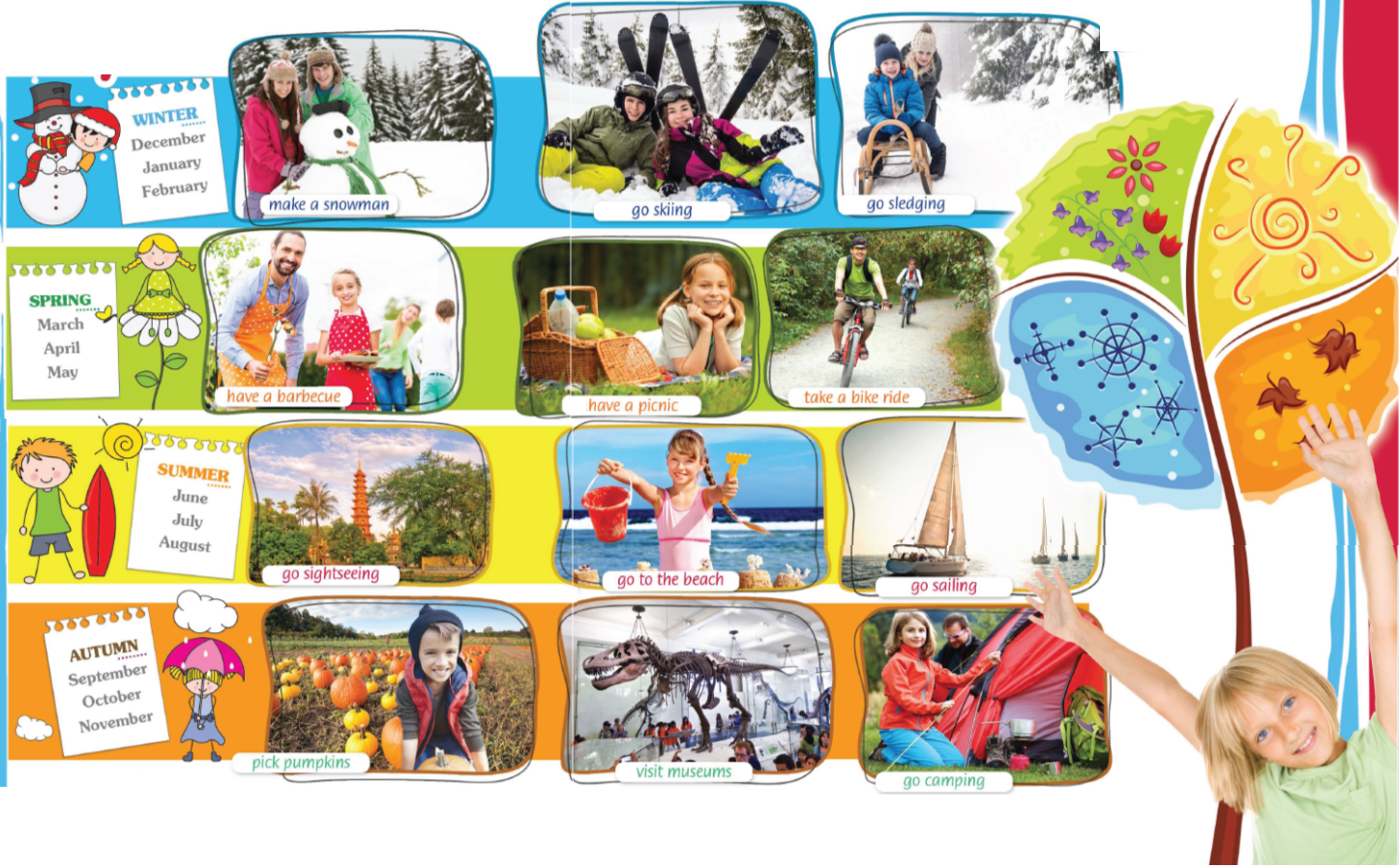 Unit opener - Unit 4 - Tiếng Anh 6 - Right on! 0 1