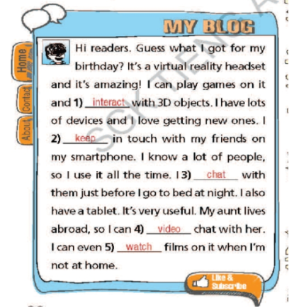 Vocabulary: Devices - Unit 4. All things high - tech - SBT Tiếng Anh 7 Right on! 1 2