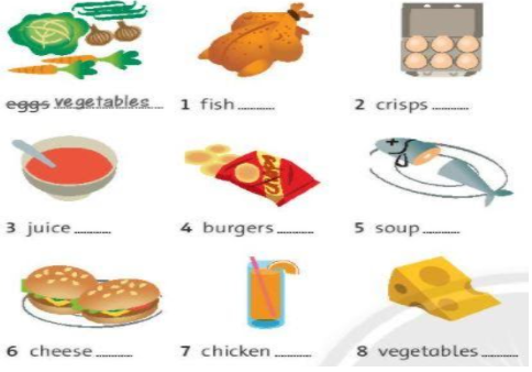 Vocabulary: Food - Unit 5- SBT Tiếng Anh 6 - Friends Plus (Chân trời sáng tạo) 0 1