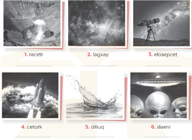 Vocabulary & Grammar - Unit 12. Life on other planets - SBT Tiếng Anh 8 Global Success 0 1