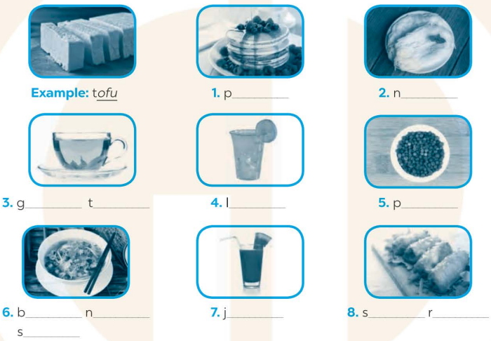 Vocabulary & Grammar - Unit 5: Food and drink - SBT Tiếng Anh 7 Global Success 0 1