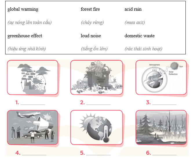 Vocabulary & Grammar - Unit 7. Environmental protection - SBT Tiếng Anh 8 Global Success 0 1