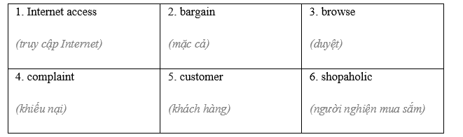 Vocabulary & Grammar - Unit 8. Shopping - SBT Tiếng Anh 8 Global Success 1 2