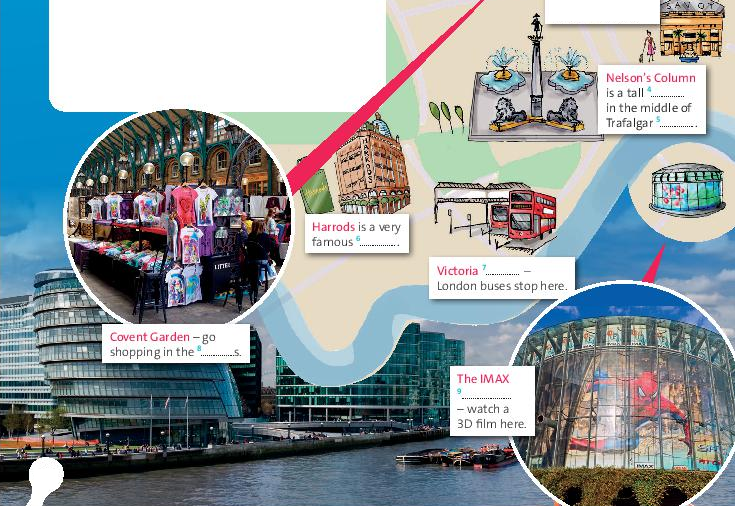 Vocabulary: Places in a town or city - Unit 1. Towns and cities - Tiếng Anh 6 - Friends plus 1 2