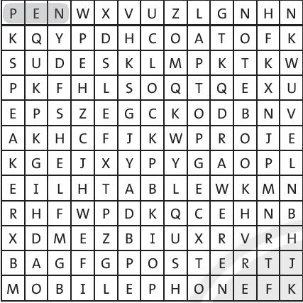 Vocabulary: Prepositions and everyday objects Starter Unit SBT Tiếng Anh 6 – Friends Plus (Chân trời sáng tạo) 0 1