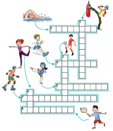 Vocabulary: Sports/ Activities & Equipment - Unit 2. Fit for life - SBT Tiếng Anh 7 Right on! 0 1
