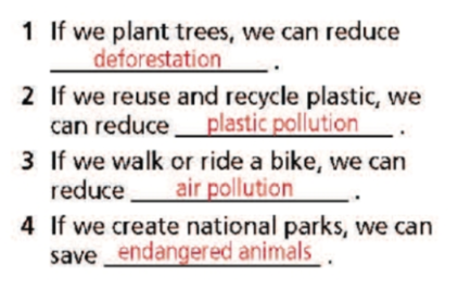 Vocabulary: The enviroment and school green activities - Unit 6. Be green - SBT Tiếng Anh 7 Right on! 1 2
