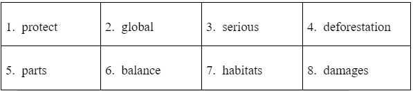 Vocabulary - Unit 9: Protecting the Environment - SBT Tiếng Anh 10 Global Success 1 1