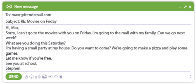 Writing – Unit 3 – Tiếng Anh 6 – iLearn Smart World 0 1
