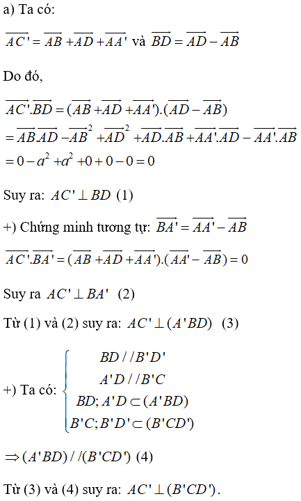 Câu 23 trang 111 SGK Hình học 11 Nâng cao 2